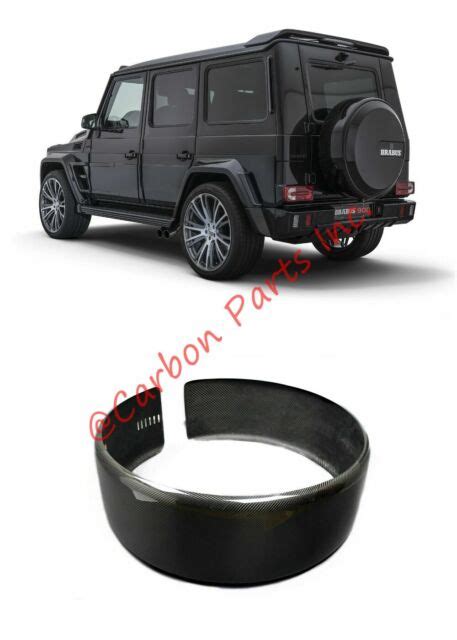 W463 Carbon Fiber Rear Spare Wheel Tire Ring Cover Mercedes G Class All