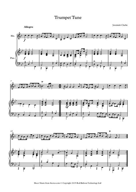 Free French Horn Sheet Music, Lessons & Resources - 8notes.com