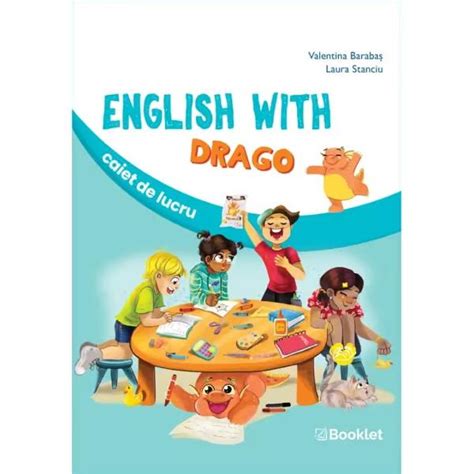 Caiet De Limba Engleza Clasa I English With Drago Valentina Barabas