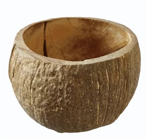 Brown Round 250ml Semi Polished Coconut Shell Bowl At Rs 15 Piece In