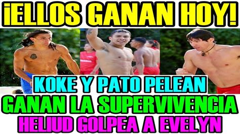 POR FIN FILTRAN QUIEN GANA SUPERVIVENCIA Y KOKE Y PATO PELEAN EXATLÓN