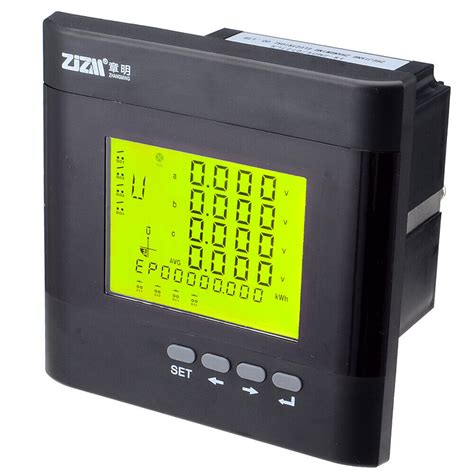 Phase Multi Function Digital Lcd Display Energy Voltage Current Power