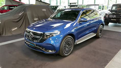 17767 Mercedes Benz Eqc 400 4m Amg Line Spektralblau Vielspeiche Hud