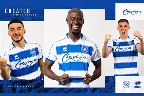 Erre And Queens Park Rangers Fc Unveil New Kits For Football