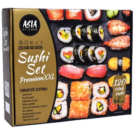 Sushi Set Gold Premium Xxl Zestaw Do Sushi Dla Os B Asia Kitchen