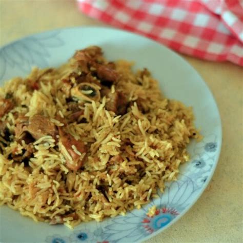 Easy Pressure Cooker Mutton Biriyani The Big Sweet Tooth