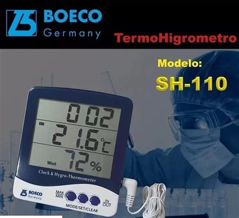 Termohigrometro Digital Boeco Sh110 en venta en Lima Lima por sólo S