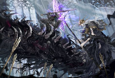 Dark Sun Gwyndolin And Aldrich Devourer Of Gods Dark Souls And 1 More