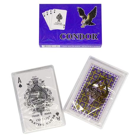 condor waterproof plastic playing cards poker cards tong  table car