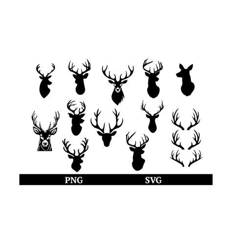 Deer Head Svg Deer Svg Deer Clipart Deer Head Clipart De Inspire Uplift