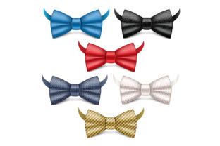 Bowtie Icons Set Realistic Style Graphic By Nsit0108 Creative Fabrica