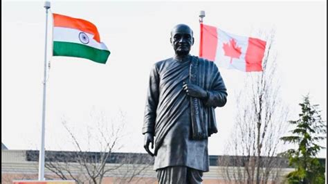 PM Modi hails ties with Canada at unveiling of Sardar Patel statue ...