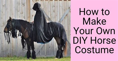 How to Make Your Own DIY Horse Costume (8 Examples)