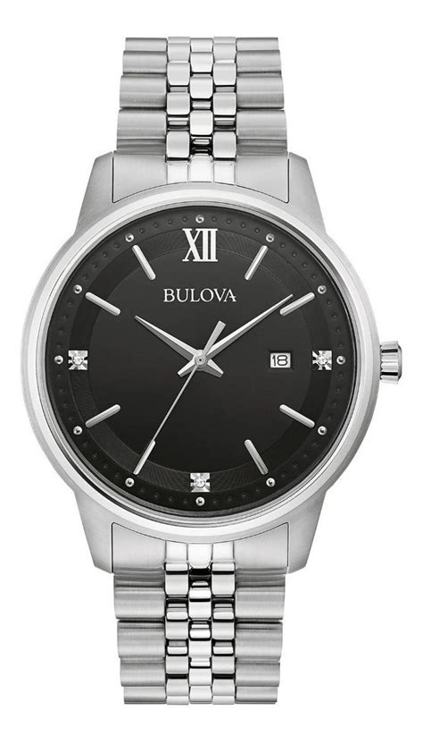 Reloj Bulova Stainless Steel Classic Original Hombre Meses Sin Intereses