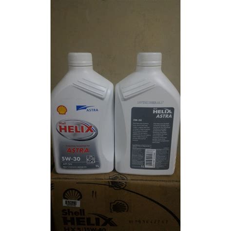 Jual Oli Shell Astra SAE 5w30 API SN Original Kemasan 1 Liter Shopee