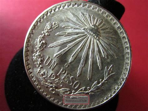 Mexico Peso Silver Superior Quality Brilliant Uncirculated