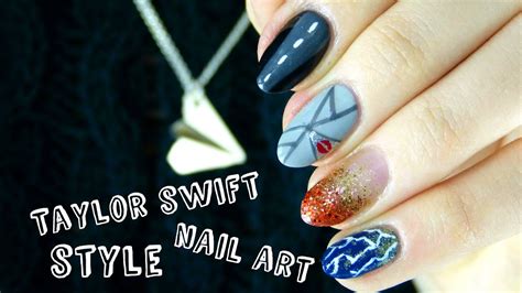 Taylor Swift Style Music Video Nail Art Sophdoesnails Youtube