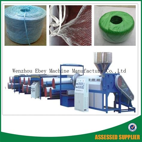 Polypropylene Pp Extrusion Machine Raffia Yarn Extruder Plastic Rope