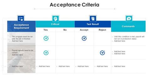 Project Acceptance Criteria Powerpoint Templates Slides And Graphics