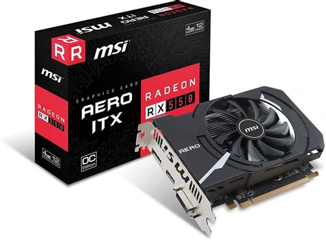 Msi Radeon Rx 550 4gt Lp Oc Momtech Computer