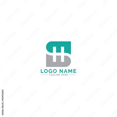 SH logo design vector with nice color Stock Vector | Adobe Stock