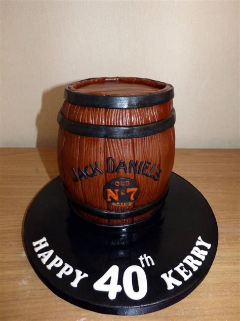 Jack Daniels Barrel Birthday Cake Susies Cakes