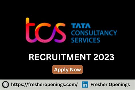 TCS Fresher Jobs 2023 2024 Freshers Hiring Now Apply Today