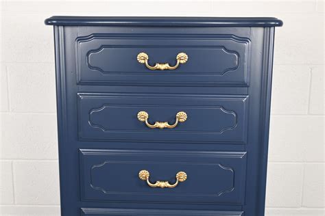 Ethan Allen French Country Navy Lingerie Chest At Stdibs Ethan Allen