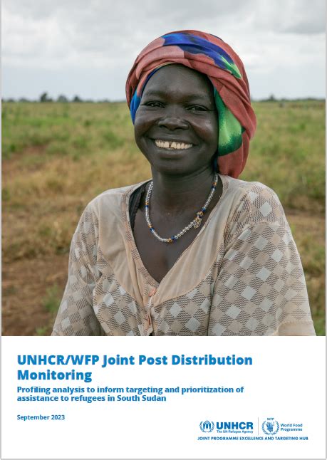 Unhcr Wfp Joint Post Distribution Monitoring Profiling Analysis To