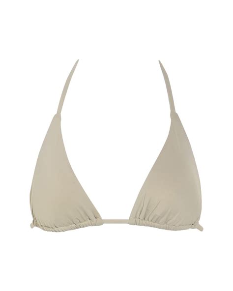 Becca Color Code Triangle Bikini Top In Natural Lyst