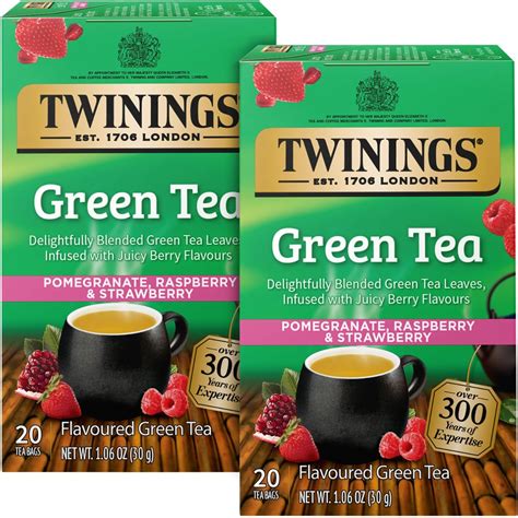 Twinings Pure Peppermint Tea Naturally Caffeine Free Refreshing Mint Herbal Tea