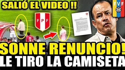 SALIÓ EL VIDEO OLIVER SONNE RENUNCIO A LA SELECCION TRAS PERU VS