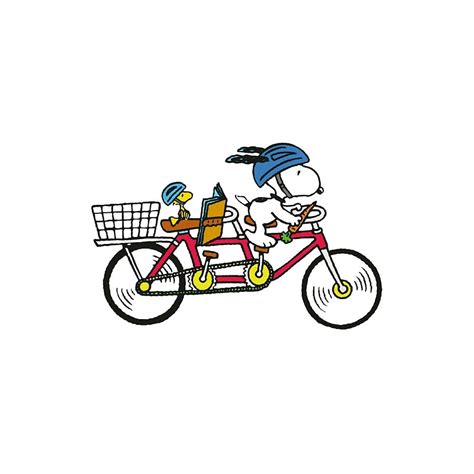 Snoopy Woodstock Bike Digital Art By Gregory C Jackson Fine Art America