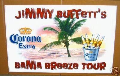 Corona Extra Jimmy Buffett Bama Breeze Tour Banner