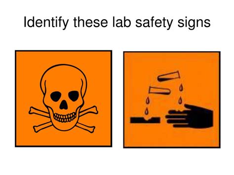 PPT - Identify these lab safety signs PowerPoint Presentation, free ...