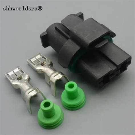 Shhworldsea Pin Female Auto Waterproof Connector Sealed Auto Plug Map