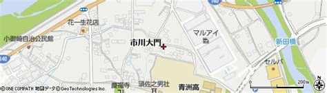 山梨県西八代郡市川三郷町市川大門1914の地図 住所一覧検索｜地図マピオン