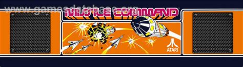 Missile Combat Arcade Artwork Marquee