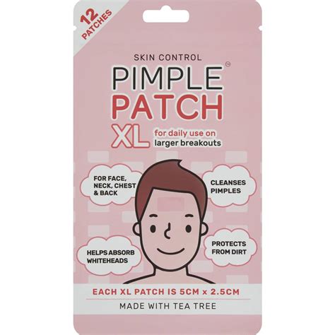 Skin Control Xl Pimple Patch 12 Pack | Woolworths