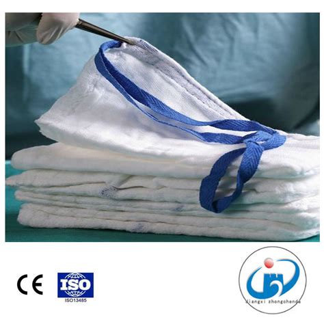 Ce Iso Approved Sterile Pre Washed Gauze Lap Sponge With X Ray