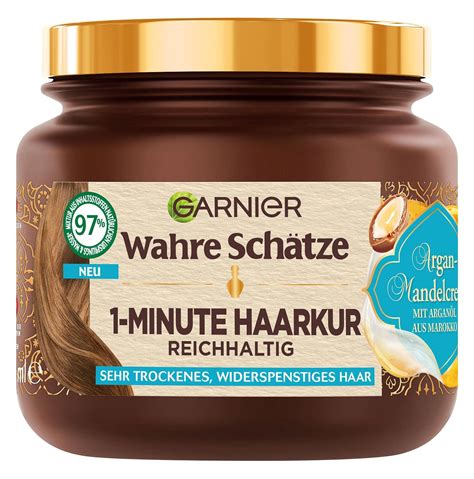 Garnier Wahre Schätze Nährende 1 Minute Haarkur für trockenes und