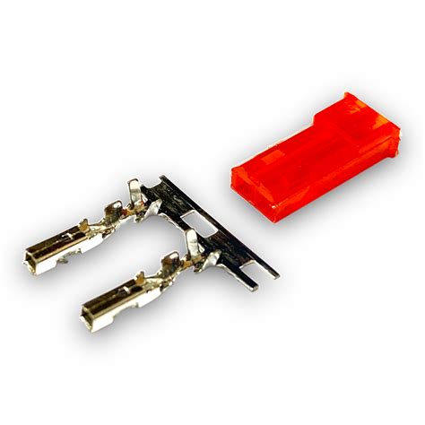 20 Paar JST 2Pin Stecker Buchse Male Female Lipo Akku Krimpen Lose