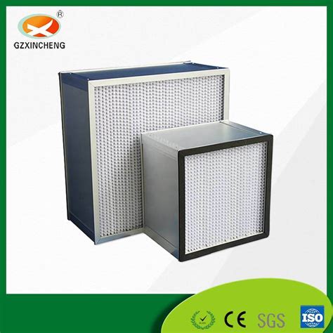 Deep Pleat HEPA Filters With Aluminum Frame For Air Conditioner