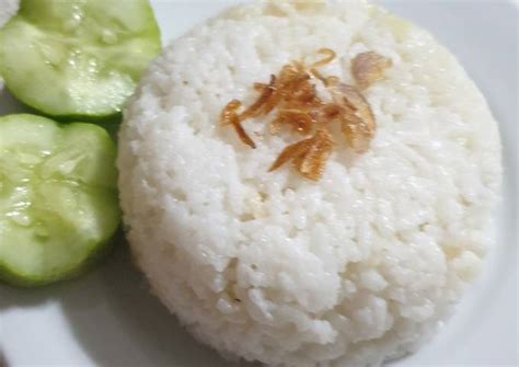 Resep Nasi Uduk Super Simpel Magic Oleh Saras Cookpad