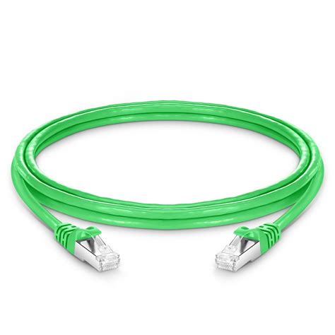 8ft 2 4m Cat6a 26AWG Snagless Shielded S FTP PVC CM Ethernet