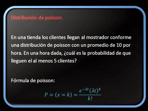 Ejercicios De Matem Ticas Distribucion De Poisson