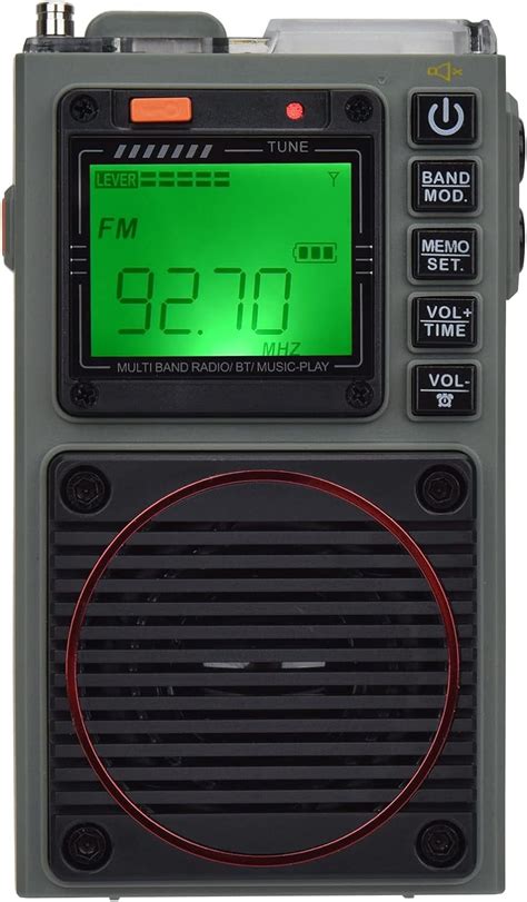 HRD 787 Portable Full Band Radio Multi Band Radio With SOS Alarm FM