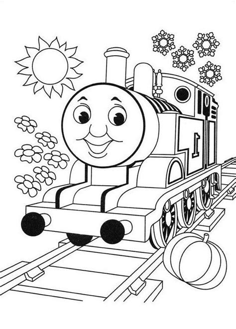 Thomas The Train Coloring Pages | Train coloring pages, Coloring pages ...