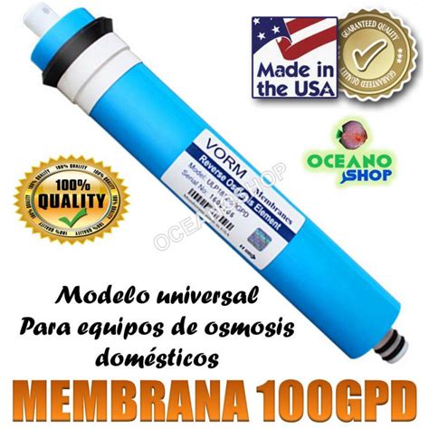 Membrana Osmosis Inversa 100 Gpd