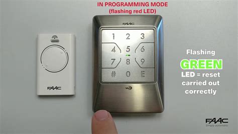 Global Access Faac Xkp Wireless Keypad Installation Guide Youtube